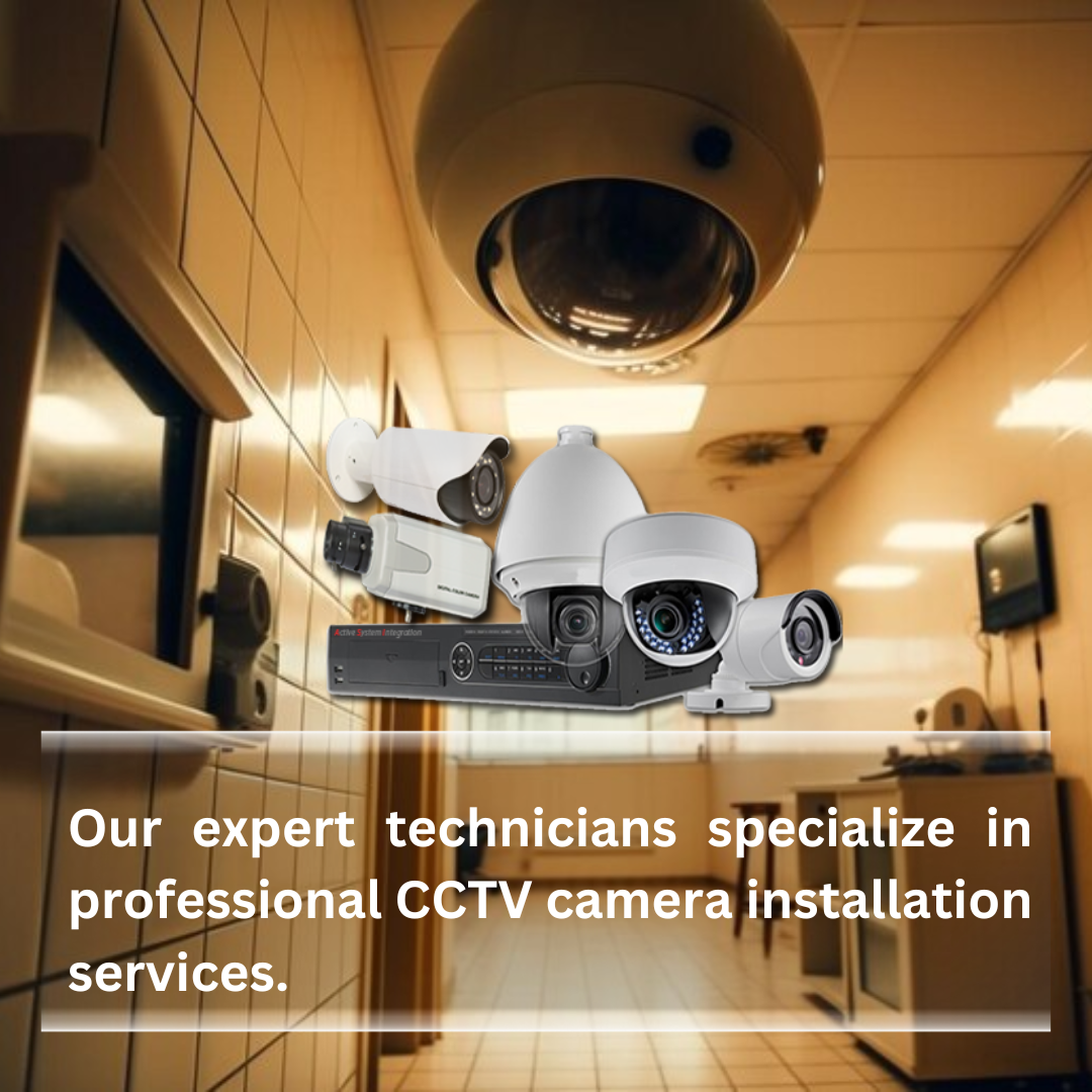 Our expert technicians specialize in professional CCTV camera installation services.